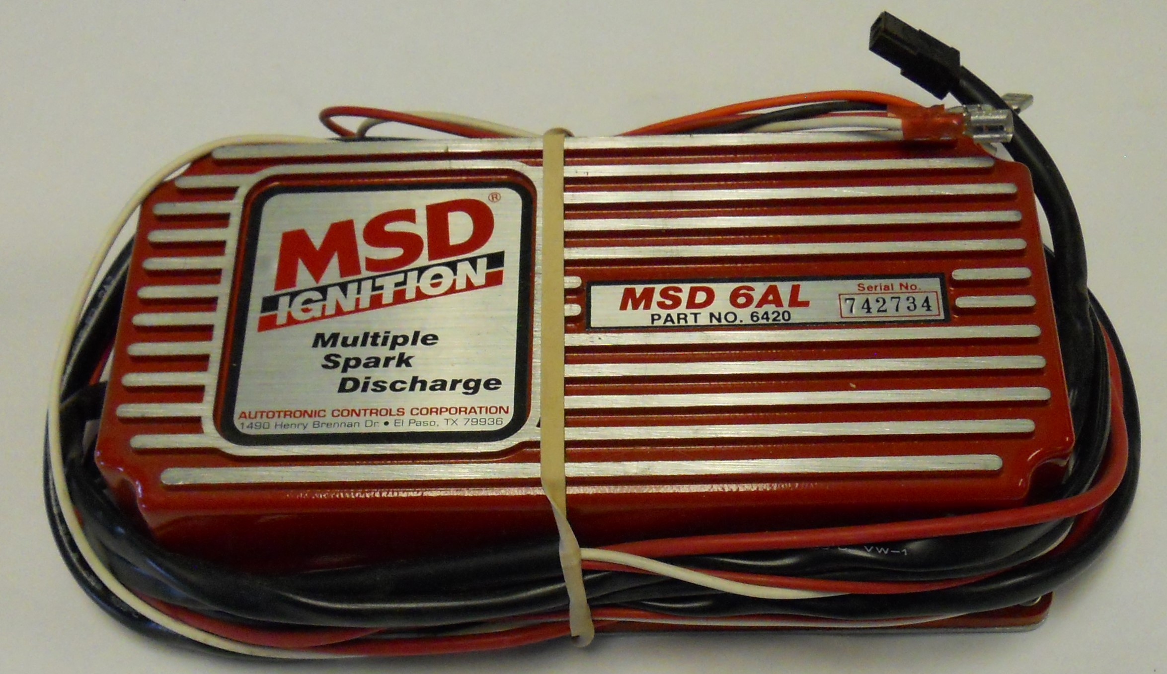 Msd 6420 6al Capacitive Discharge Ignition
